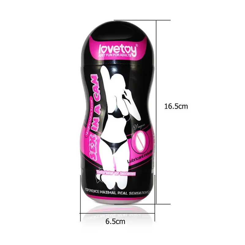 Мастурбатор-вагіна Lovetoy Sex In Can Lotus Tunnel, 16,5х6,5 см (тілесний) - фото 5