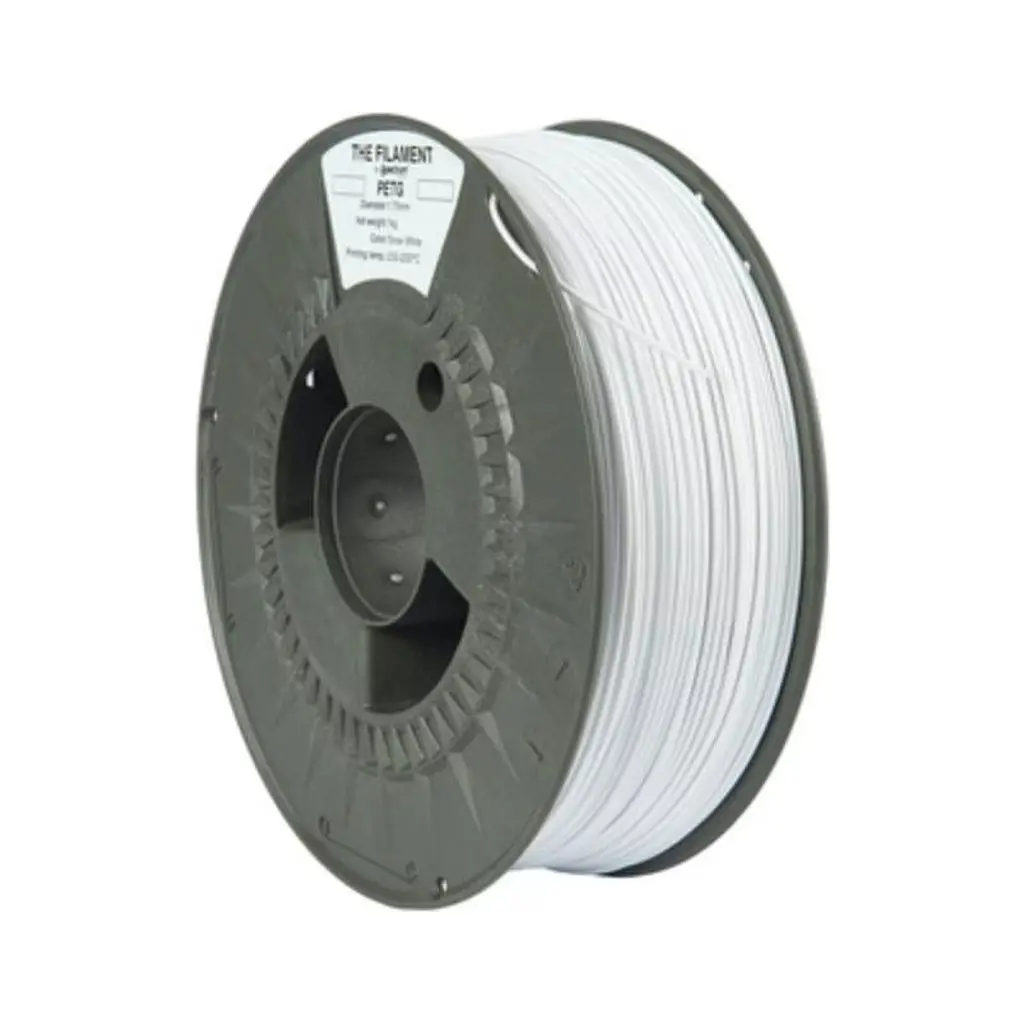 Пластик для 3D-принтера The Filament PETG 1.75mm 1kg WHITE, SNOW (TF-24016)