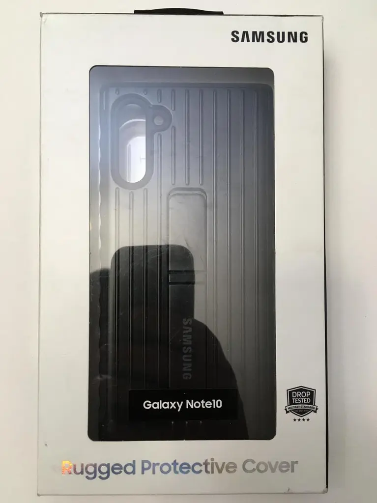 Чохол протиударний із підставкою Official Protective Standing Cover EF-RN970CBEGRU для Samsung Galaxy Note 10 Black - фото 2