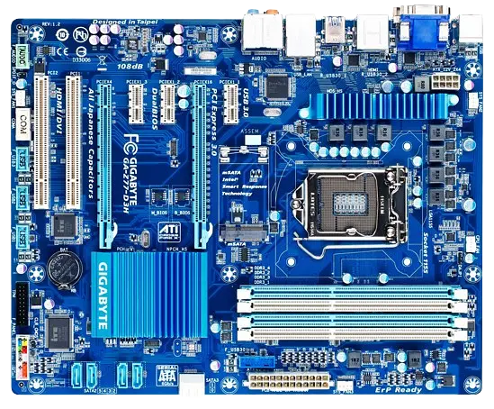 Материнська плата Gigabyte GA-Z77-D3H LGA 1155 (GA-Z77-D3H) Б/В - фото 2