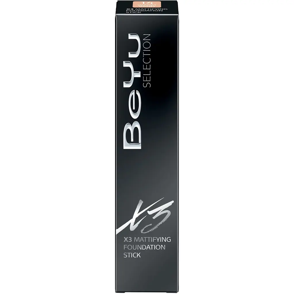 Маскуючий коректор BeYu X3 Mattifuing Foundation Stick, відтінок 14, 9 г - фото 3