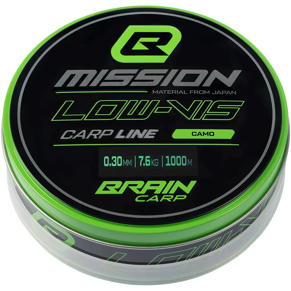 Волосінь Brain Mission Carp Line (Camo) 1000m 0.30mm 7.6kg - фото 2