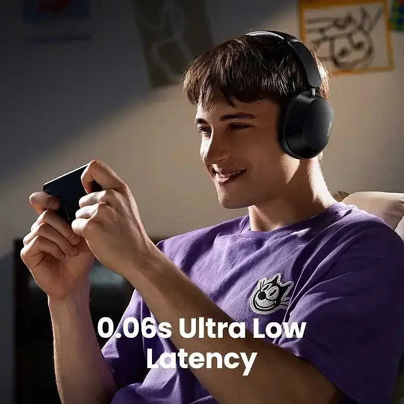 Навушники бездротові повнорозмірні UGREEN HiTune Max5c Hi-Res підтримка LDAC чорні - фото 9