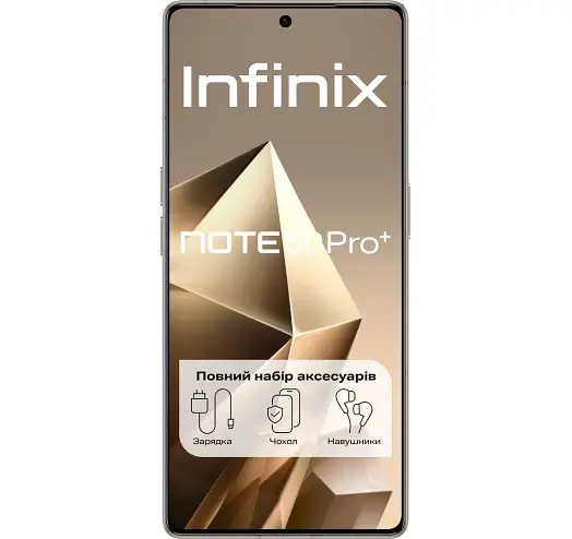 Смартфон Infinix Note 50 Pro+ 5G X6856 12/256Gb Titanium Grey UA UCRF - фото 6