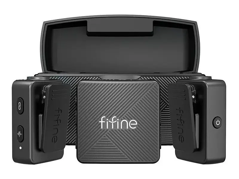 Мікрофонна радіосистема для смартфона Fifine M9 Black - фото 8