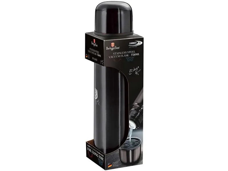 Термос Berlinger Haus Metallic Line Carbon Pro Edition 750 мл (BH-6403) - фото 3