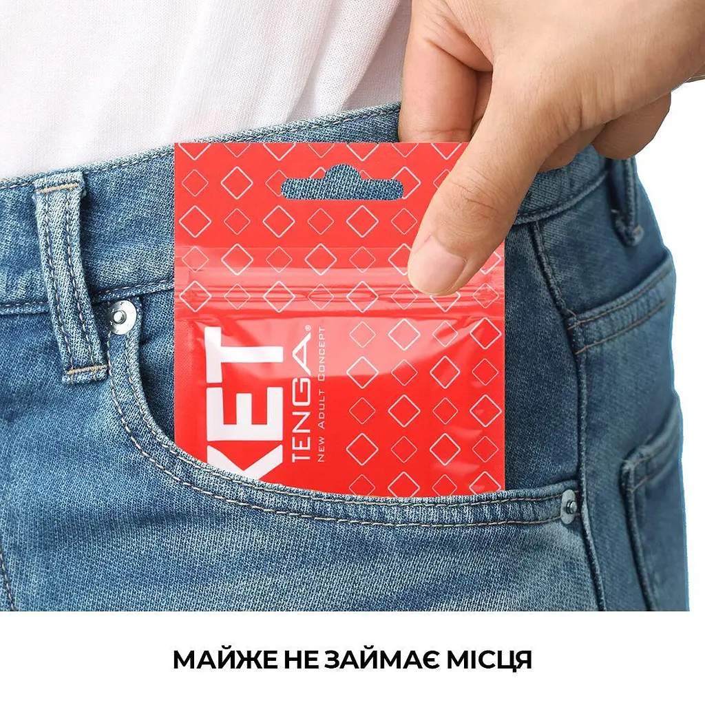 Мастурбатор Tenga Pocket Block Edge - фото 4