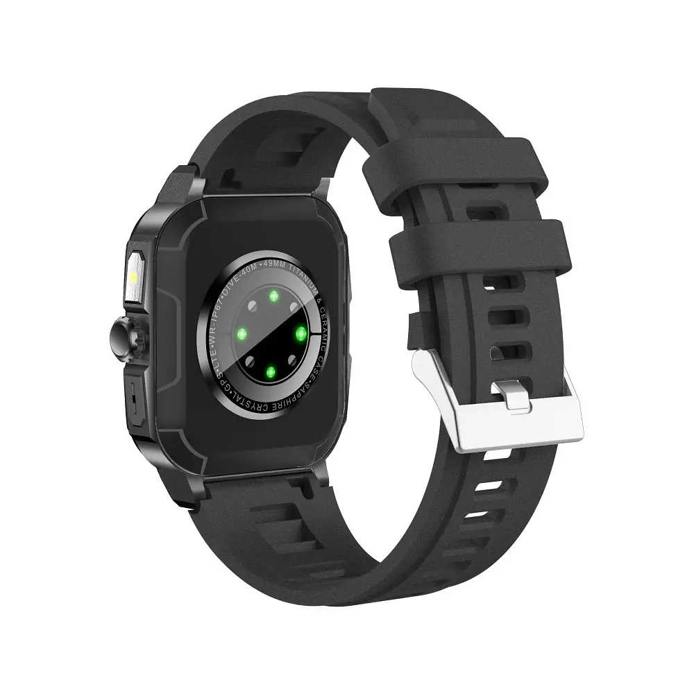 Смарт-годинник W&O X7 Plus 44mm. 300 mAh. IP67 Black - фото 8