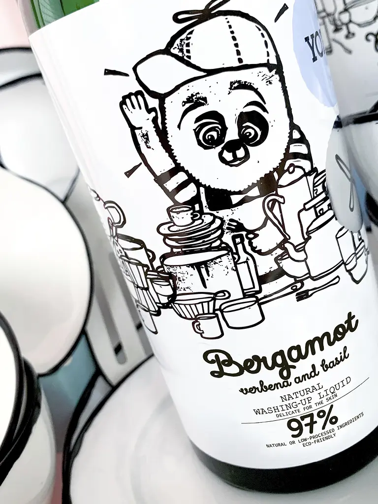 Засіб для миття посуду Yope Bergamot&Basil, 750 мл - фото 4