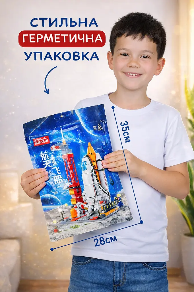Конструктор Космічна станція Космодром Space Shuttle Космічна Ракета 521 деталь сумісний з Lego - фото 8