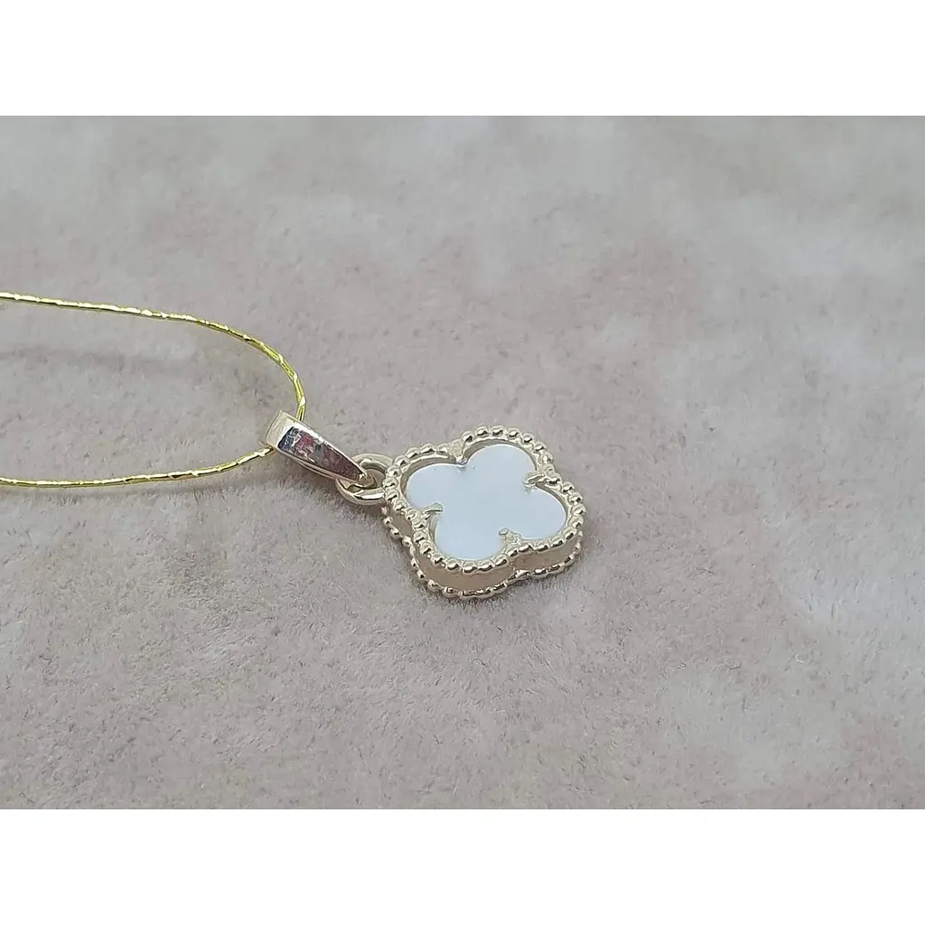 Золота підвіска Платон Конюшина з перламутром. 2П125/68Б - фото 3