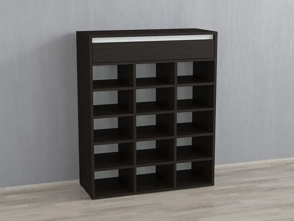 Стелаж для взуття Flamecame з шухлядою з ДСП O-5 - фото 5