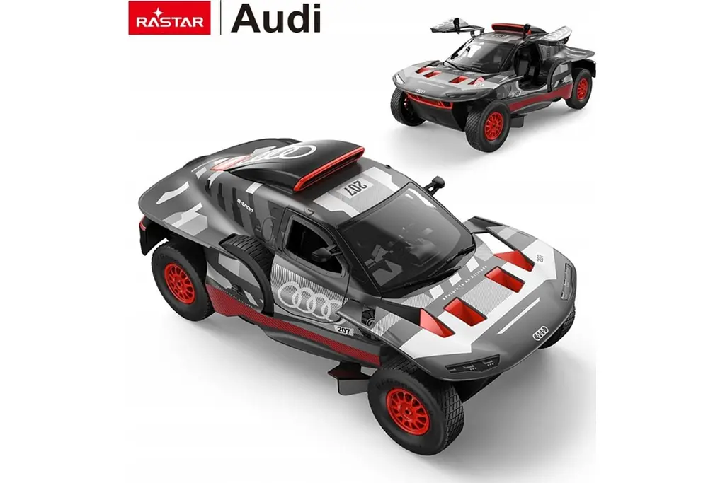 Машинка Rastar AUDI Q e-tron на управлении черный 92200 - фото 6