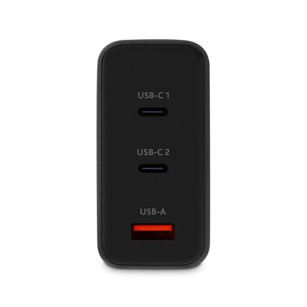 Мережевий зарядний пристрій Ttec SmartCharger Trio GAN 2хUSB-C/USB-A /120Вт Black (2SCG04S) - фото 3