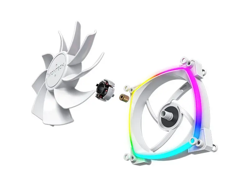 Вентилятор Montech RX120 PWM White - фото 6