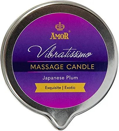 Масажна свічка Vibratissimo Japanese Plum 100 мл Amor 7115090182 104703 - фото 2