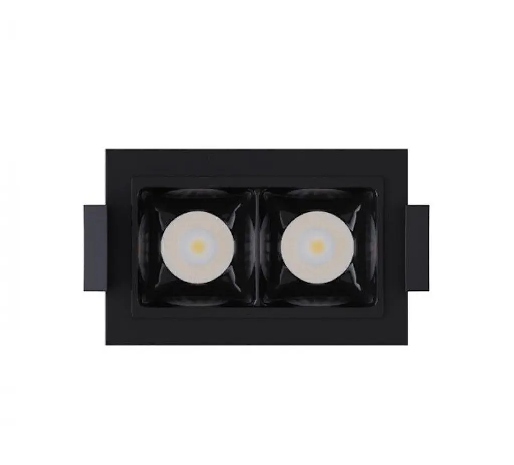 Світильник точковий врізний KLOODI KD-POINT 2X2 4W 3K BK - фото 4