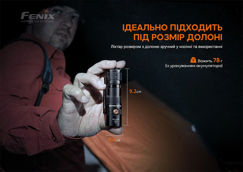Ліхтар ручний Fenix PD25R - фото 11