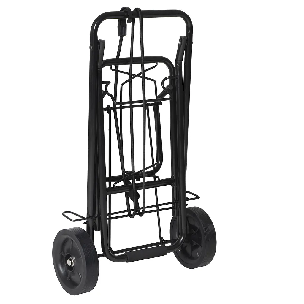 Тележка хозяйственная Bo-Camp Luggage Trolley Foldable 35 kg Black (5267281), Черный - фото 2