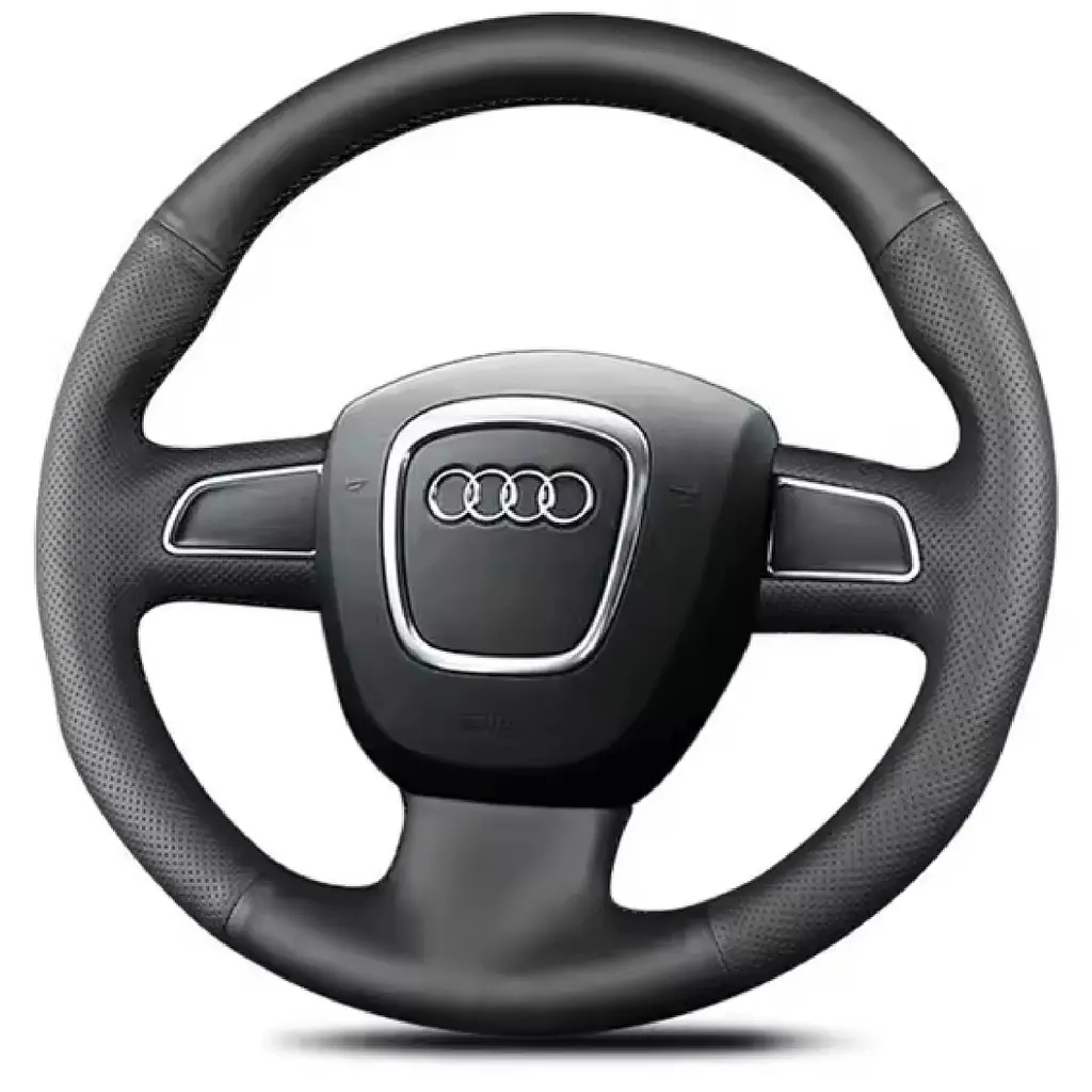 Чохол Обплетення Керма для Audi A3/A4/A5/A6/Q5/Q7 2004-2012 Шкіра (Модельна Викрійка) №3 - фото 2