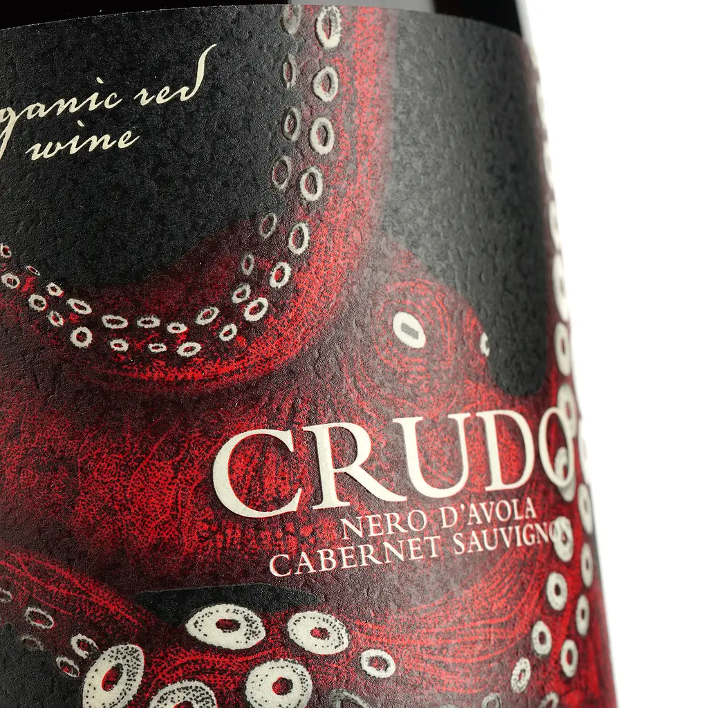 Вино Mare Magnum Crudo Nero d'Avola Cabernet Organic, красное, сухое, 0,75 л - фото 3