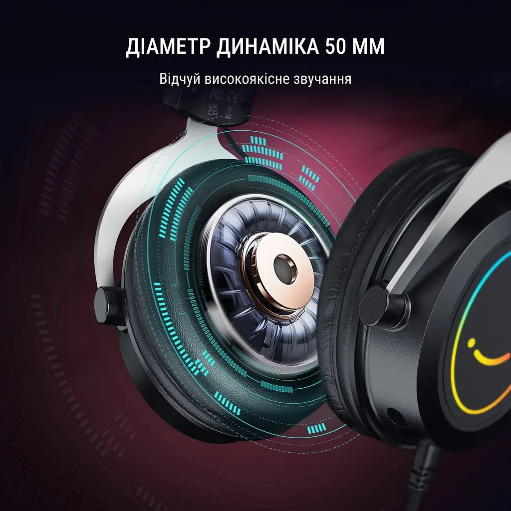 Навушники Fifine RGB чорні (H3) - фото 9