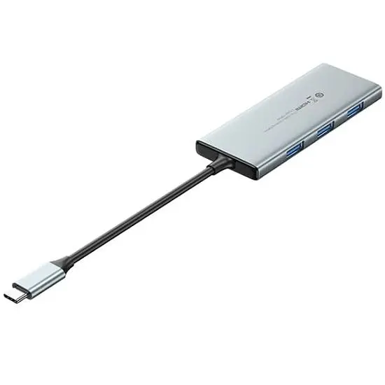 Док-станція USB3.1 Type-C - HDMI/USB 3.0x3/SD/TF/PD 100W 7-in-1 Vention (TOPHB) - фото 9