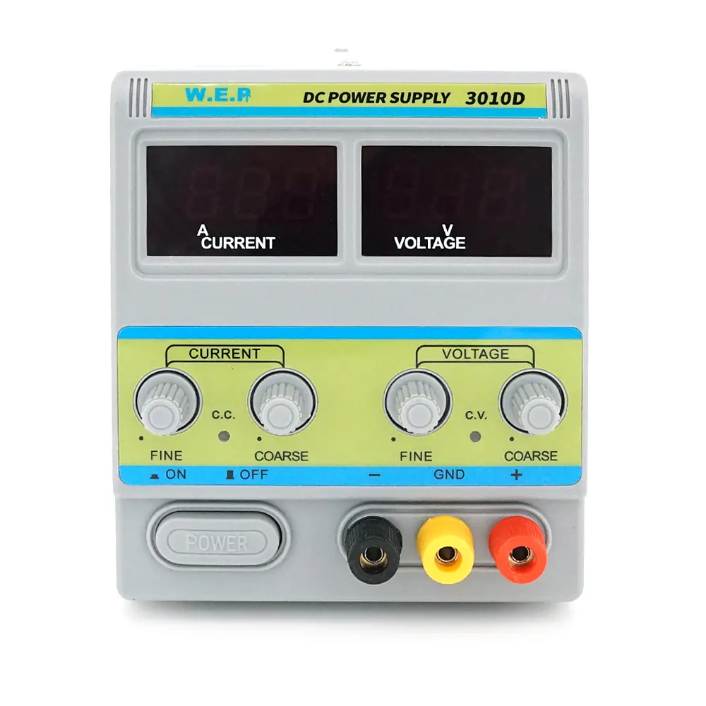 Блок живлення з цифровою індикацією WEP-PS3010D, 30V, 10A, трансформаторний, з цифровою індикацією - фото 2
