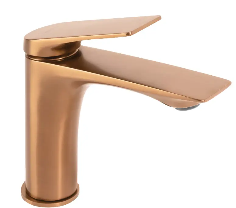 Змішувач для умивальника Rea Avalon низький brushed copper REA-B5064 - фото 5