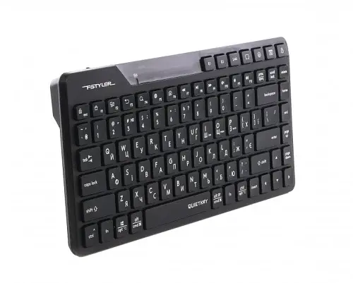 Клавіатура A4Tech FBK26C AS Fstyler, Black, Bluetooth / 2.4 GHz / USB, мембранні кнопки, 12 гарячих клавіш FN, радіус дії до 10 м - фото 4