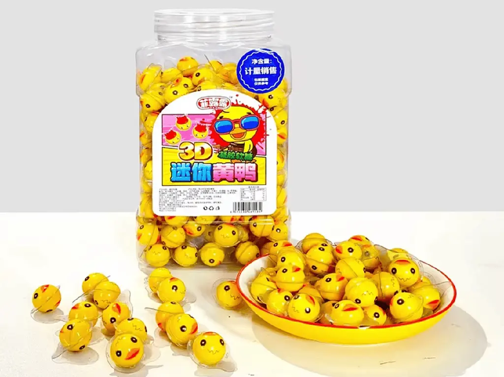 Жувальні цукерки Halloween 3D Duck Gummy Candy with Jam - фото 2