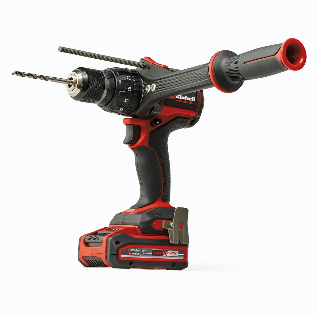 Шуруповерт-дрель ударная аккумуляторная Professional TP-CD 18/120 Li-i BL - Solo PXC 18В Einhell teh0025350 - фото 3