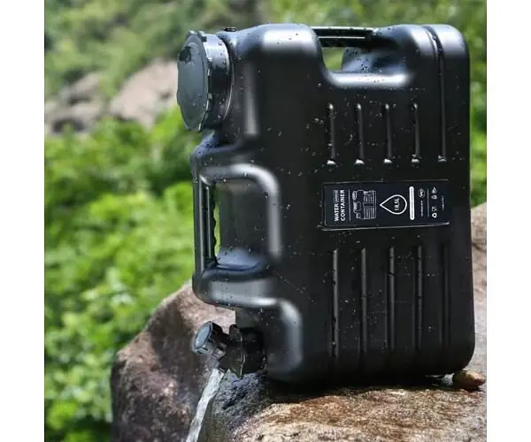 Бутель Каністра 18,5 л для води з краном та ручкою, чорний, ViO PET-TB 18.5L - фото 6