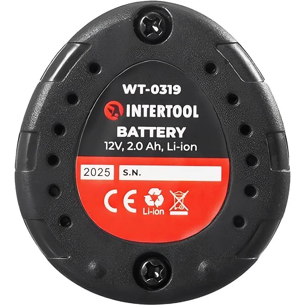 Акумулятор до електроінструмента Intertool 12V 2Ah WT-0319 [158071] - фото 6