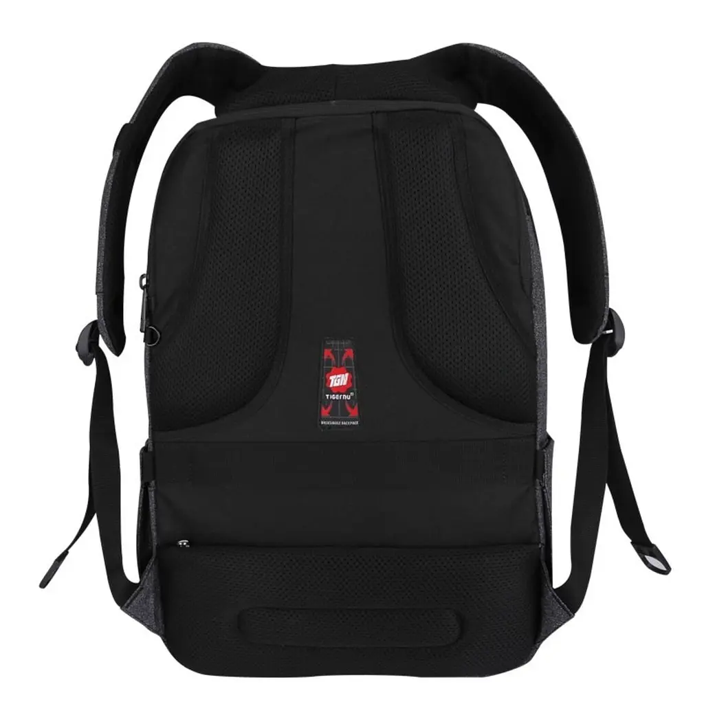 Рюкзак міський Tigernu T-B3142 з USB портом та відсіком для ноутбука до 17'' 18л Grey (19384) - фото 5