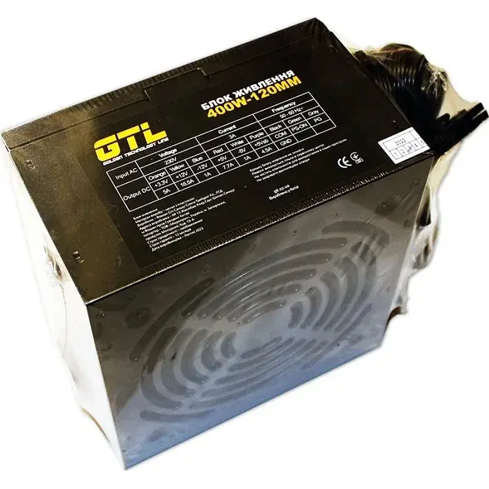 Блок живлення GTL (GTL-400-120) 400W 120mm - фото 4