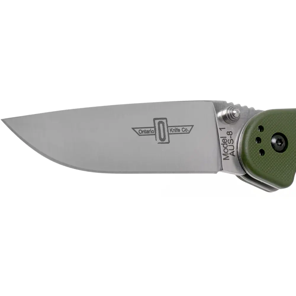 Ніж Ontario Knife RAT I AUS-8 Foliage Green - фото 3
