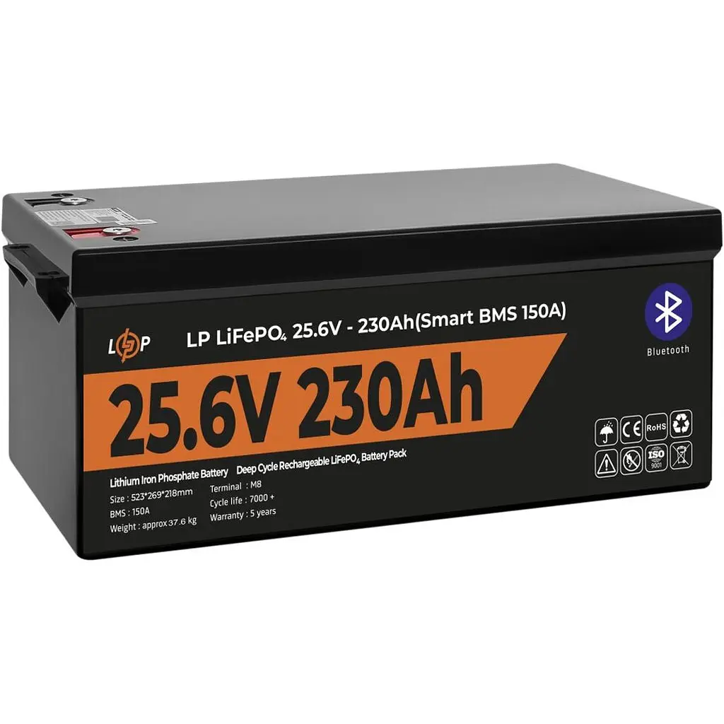 Акумулятор LogicPower LiFePO4 24V 25.6V/230Ah/5888Wh [30384] [125763] - фото 3