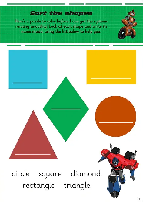 Transformers: Robots in Disguise. Wipe-Clean First Spellings - Лорен Головаті - фото 5