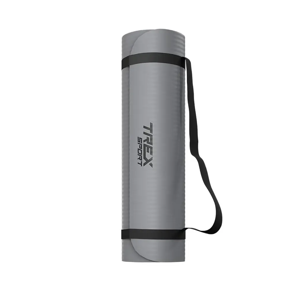 Коврик для йоги Trex Sport TX-018NGM NBR 1см 180х60 сірий - фото 14