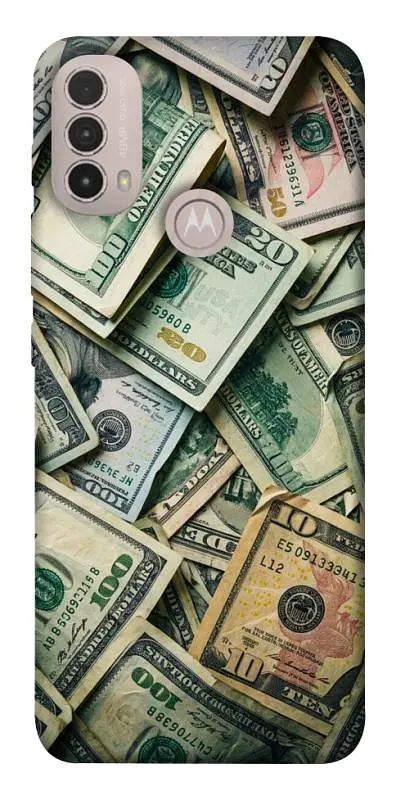 TPU чохол Demsky Dollars для Motorola Moto E40