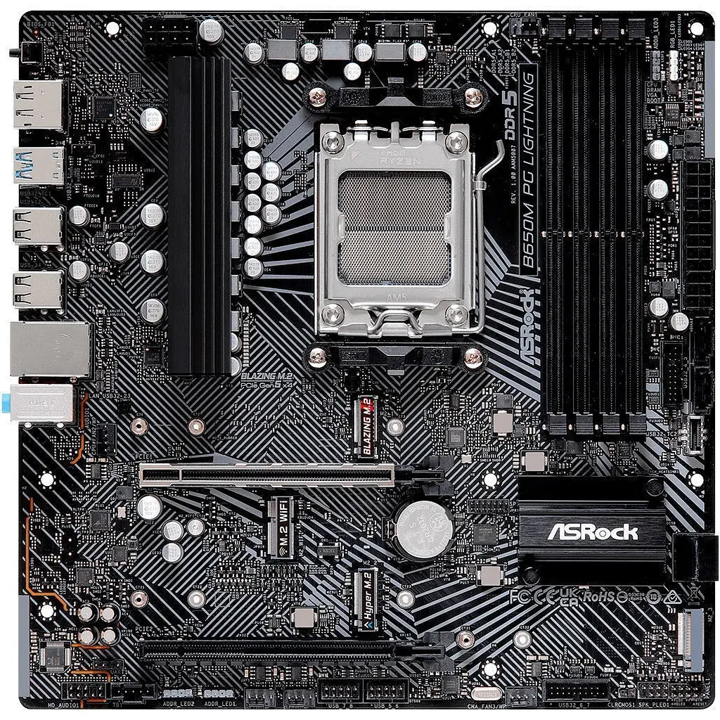 Материнская плата ASRock B650M PG Lightning [140213] - фото 3