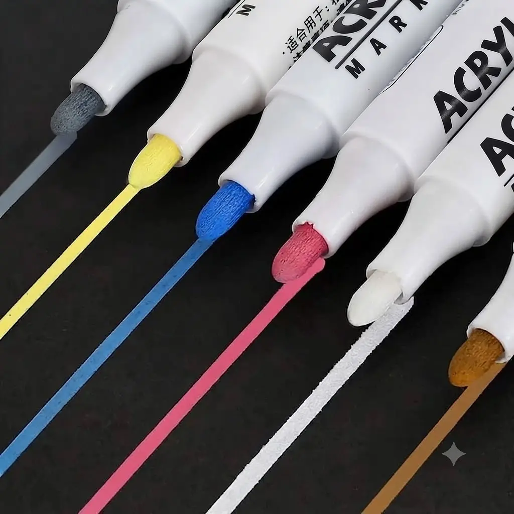 Акварельні маркери 24 Water color pen / Набір маркерів у білому відерці / Художні маркери - фото 4