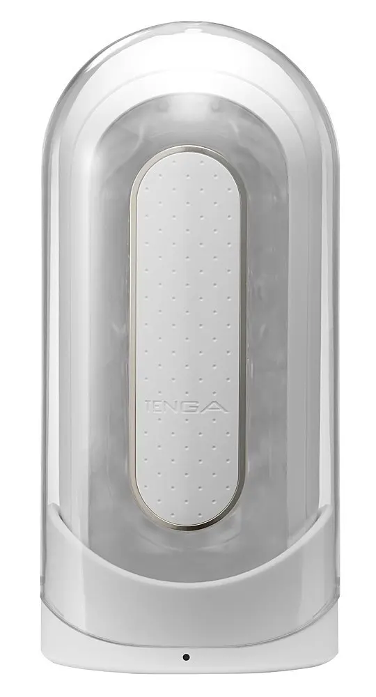 Мастурбатор Tenga Flip Zero EV (Electronic Vibration) розкладний японський з вібрацією, 18х7.5 см (білий) - фото 2