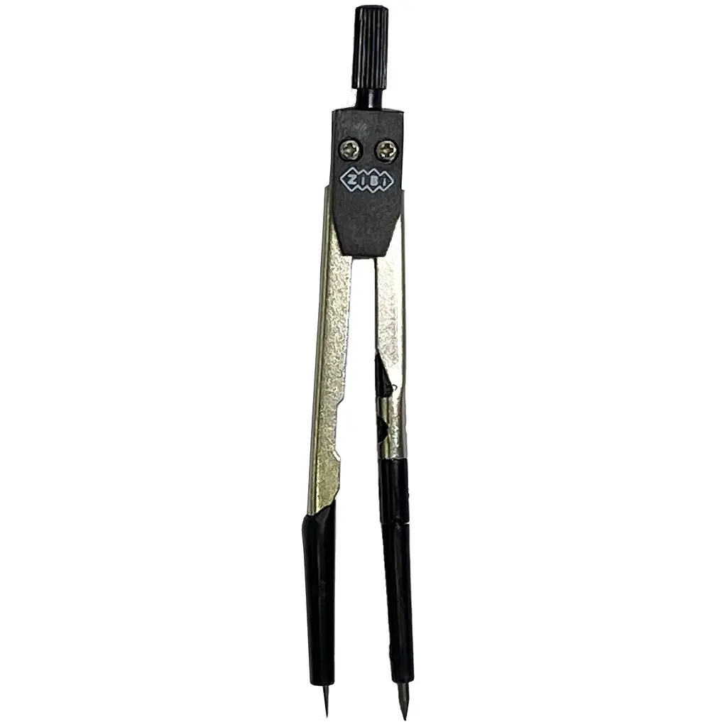 Циркуль ZiBi Smart Line в м'якому PVC чохлі чорний (ZB.5392) - фото 2