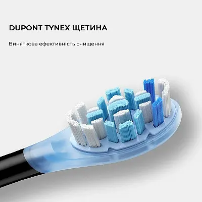 Насадки для зубной щетки Oclean Ultra Clean Brush Head for SE Air X F1 2шт UC02 B02 Black - фото 4