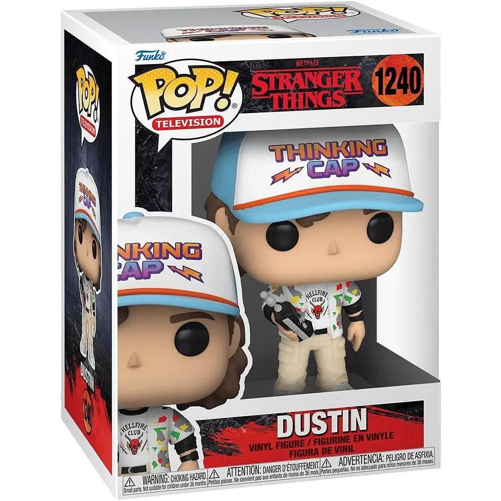 Фігурка Funko Pop Фанко поп Dustin Stranger Things Дастін Дуже дивні справи 10 см D ST 1240 - фото 3