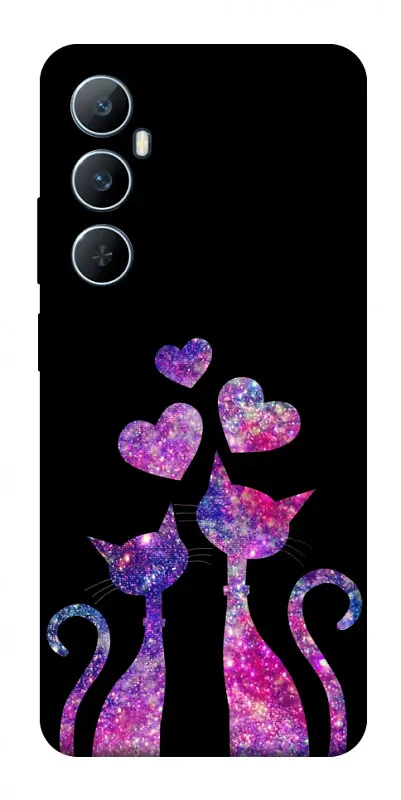 Чохол itsPrint Космічні коти для Realme C65 4G