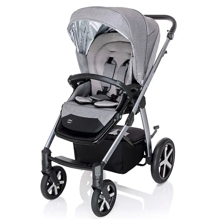 Універсальна коляска 2 в 1 Baby Design Husky NR 2020 07 Gray (202513) - фото 4