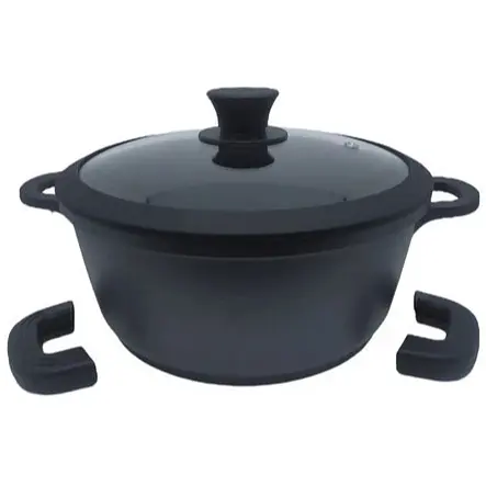 Кована кастрюля Krauzer з силіконовою кришкою 2.5 л (77091) - фото 2